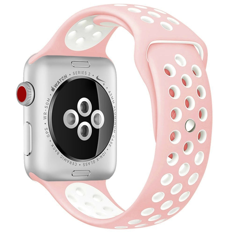 Dây đồng hồ thể thao silicon cổ điển thời trang cho Apple Watch Series 10 42mm / 9&8&7 41mm / SE 3&SE 2&6&SE&5&4 40mm / 3&2&1 38mm (Xám Trắng), WA1230A, WA1230B, WA1230BG, WA1230BH, WA1230BL, WA1230BM, WA1230BR, WA1230BY, WA1230C, WA1230D, WA1230DW