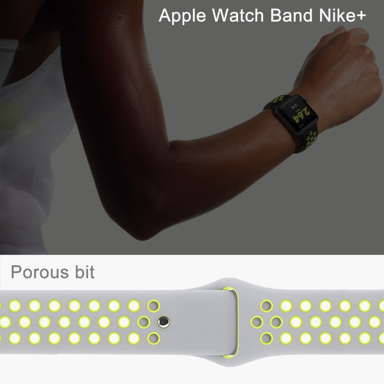 Dây đồng hồ thể thao silicon cổ điển thời trang cho Apple Watch Series 10 42mm / 9&8&7 41mm / SE 3&SE 2&6&SE&5&4 40mm / 3&2&1 38mm (Xám Trắng), WA1230A, WA1230B, WA1230BG, WA1230BH, WA1230BL, WA1230BM, WA1230BR, WA1230BY, WA1230C, WA1230D, WA1230DW