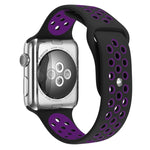 Dây đồng hồ thể thao silicon cổ điển thời trang cho Apple Watch Series 10 42mm / 9&8&7 41mm / SE 3&SE 2&6&SE&5&4 40mm / 3&2&1 38mm (Xám Trắng), WA1230A, WA1230B, WA1230BG, WA1230BH, WA1230BL, WA1230BM, WA1230BR, WA1230BY, WA1230C, WA1230D, WA1230DW