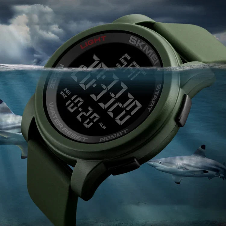 Đồng hồ kỹ thuật số thể thao ngoài trời nam SKMEI 1257 thời trang chống nước 50m