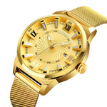 Đồng hồ Quartz kim loại kinh doanh nam thời trang SKMEI 9166 chống nước 30m