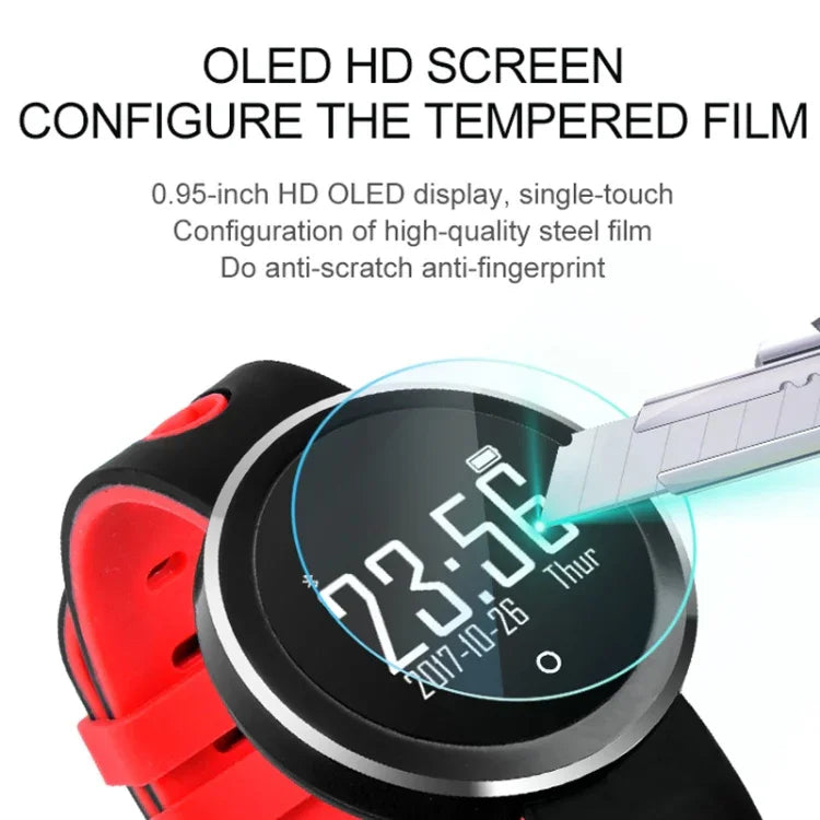 Vòng tay thông minh Q7 màn hình HD OLED 0.95 inch, Chống nước IP68, Hỗ trợ đếm bước chân / nhắc ngồi lâu / theo dõi nhịp tim / theo dõi giấc ngủ, Tương thích với điện thoại Android và iOS