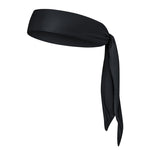 Băng đô thể thao yoga tập thể dục co giãn thấm mồ hôi unisex, Kích thước: 1.2*0.06m, Băng đô thấm mồ hôi (Đen)