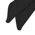 Băng đô thể thao yoga tập thể dục co giãn thấm mồ hôi unisex, Kích thước: 1.2*0.06m, Băng đô thấm mồ hôi (Đen)