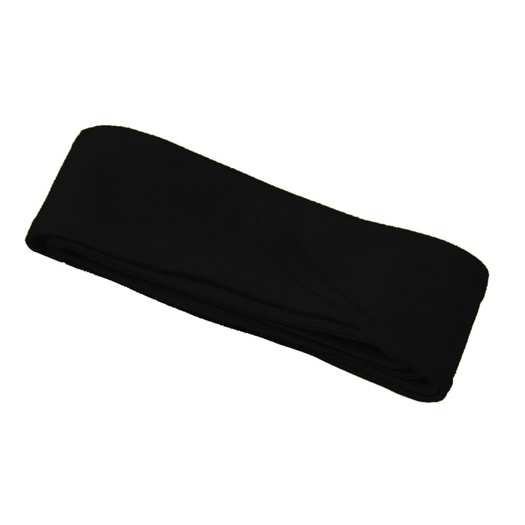 Băng đô thể thao yoga tập thể dục co giãn thấm mồ hôi unisex, Kích thước: 1.2*0.06m, Băng đô thấm mồ hôi (Đen)