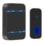 N15K-1T1-B 110dB Chuông cửa không dây IP55 chống nước tiêu thụ điện năng thấp WiFi có đèn ngủ, 53 tùy chọn nhạc, Khoảng cách thu: 300m, N15K-1T1-B Trắng, N15K-1T1-B Đen
