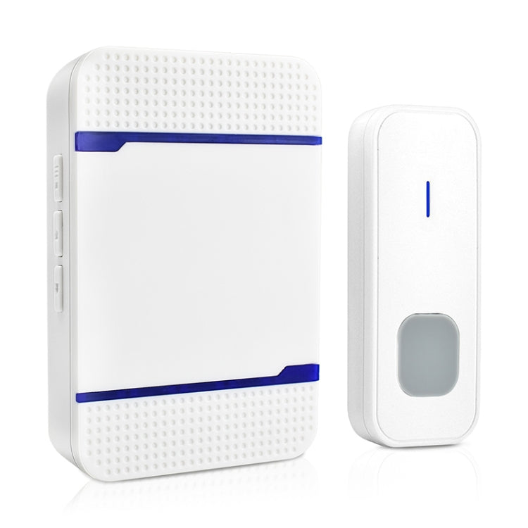 N15K-1T1-B 110dB Chuông cửa không dây IP55 chống nước tiêu thụ điện năng thấp WiFi có đèn ngủ, 53 tùy chọn nhạc, Khoảng cách thu: 300m, N15K-1T1-B Trắng, N15K-1T1-B Đen