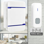 N15K-1T1-B 110dB Chuông cửa không dây IP55 chống nước tiêu thụ điện năng thấp WiFi có đèn ngủ, 53 tùy chọn nhạc, Khoảng cách thu: 300m, N15K-1T1-B Trắng, N15K-1T1-B Đen