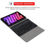 Bao da bàn phím Bluetooth TPU siêu mỏng vân da cừu tháo rời có giá đỡ cho iPad mini 6 / mini 7, A06