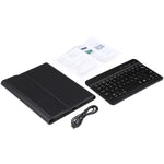 Bao da bàn phím Bluetooth TPU siêu mỏng vân da cừu có đèn nền tháo rời có giá đỡ cho iPad mini 6 / mini 7, A06S