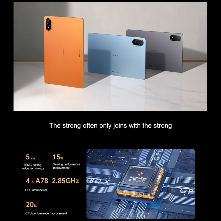 MagicOS 7.0 Dimensity 8100 Octa Core, 8 loa, pin lớn 10050mAh, Không hỗ trợ Google, 8GB+128GB