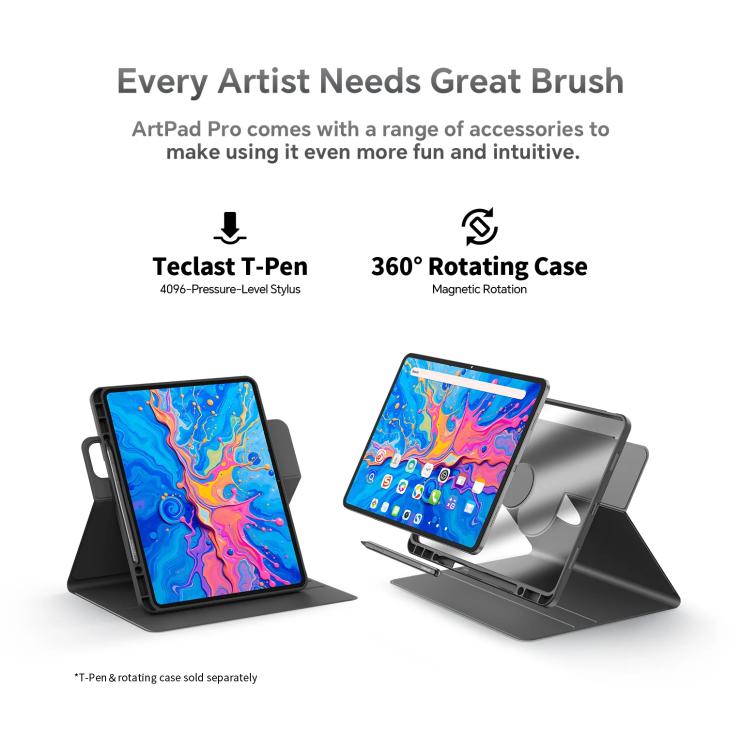 Máy tính bảng Teclast ArtPad Pro, 8GB+256GB, 12.7 inch Android 15 MTK Helio G99 Octa Core, Mạng 4G Dual SIM, ArtPad Pro
