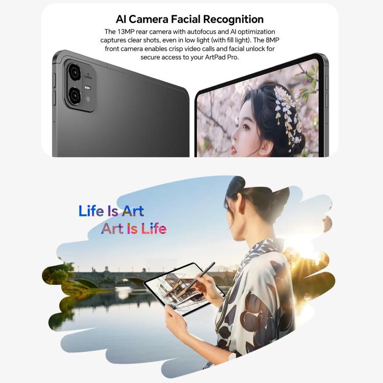 Máy tính bảng Teclast ArtPad Pro, 8GB+256GB, 12.7 inch Android 15 MTK Helio G99 Octa Core, Mạng 4G Dual SIM, ArtPad Pro