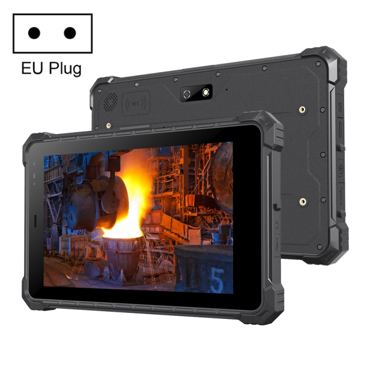 Chống nước IP68, chống sốc, chống bụi, Android 10.0 MT6771 Octa Core, hỗ trợ GPS/WiFi/BT/NFC, phích cắm UK, 8 inch 4GB+64GB