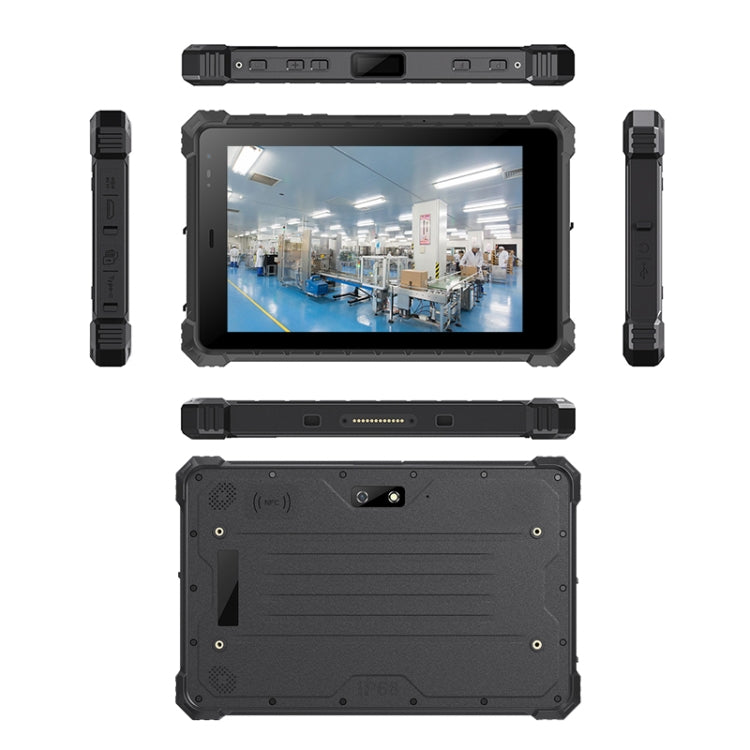 Chống nước IP68, chống sốc, chống bụi, Android 10.0 MT6771 Octa Core, hỗ trợ GPS/WiFi/BT/NFC, phích cắm UK, 8 inch 4GB+64GB