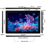 Windows 10, Intel Celeron J3455 Quad Core, Hỗ trợ Thẻ TF & HDMI & Bluetooth & WiFi kép, Không kèm Bàn phím, N4000 4 nhân 8GB+128GB