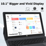 Windows 10, Intel Celeron J3455 Quad Core, Hỗ trợ Thẻ TF & HDMI & Bluetooth & WiFi kép, Không kèm Bàn phím, N4000 4 nhân 8GB+128GB