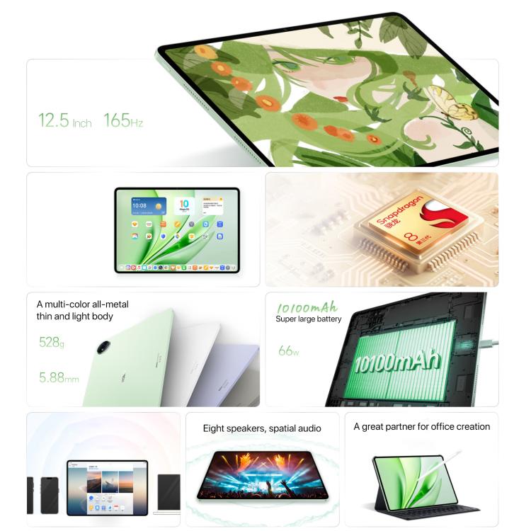 Máy tính bảng Honor MagicPad3 12.5 inch WiFi, 8GB+256GB MagicOS 9.0.1 Qualcomm Snapdragon 8 Gen3 Octa Core, 8GB+256GB