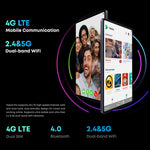 Không có bàn phím, Android 11, Qualcomm Snapdragon 662 Octa Core lên đến 2.0GHz, hỗ trợ SIM kép & Bluetooth & WiFi & thẻ TF (Đen+Xanh), HiPad Pro 8GB+128GB