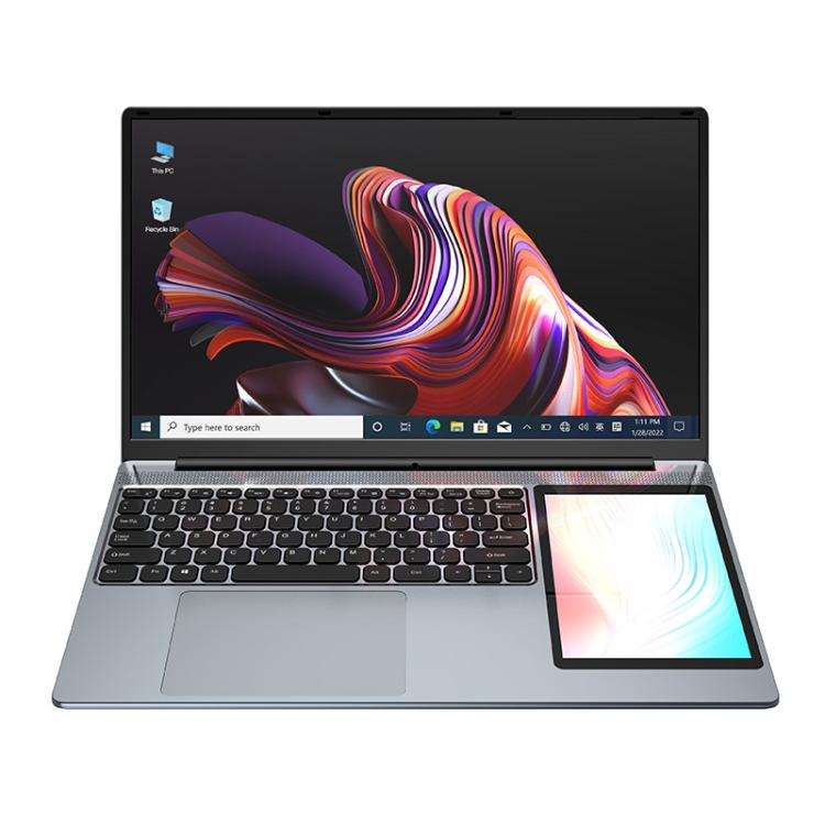 UNIWA ULAP Q15ZR Laptop, 8GB+512GB, Màn hình kép 15.6 inch và 7 inch Windows 11 Intel Alder Lake N100 Octa Core, Phích cắm AU, 8GB+512GB