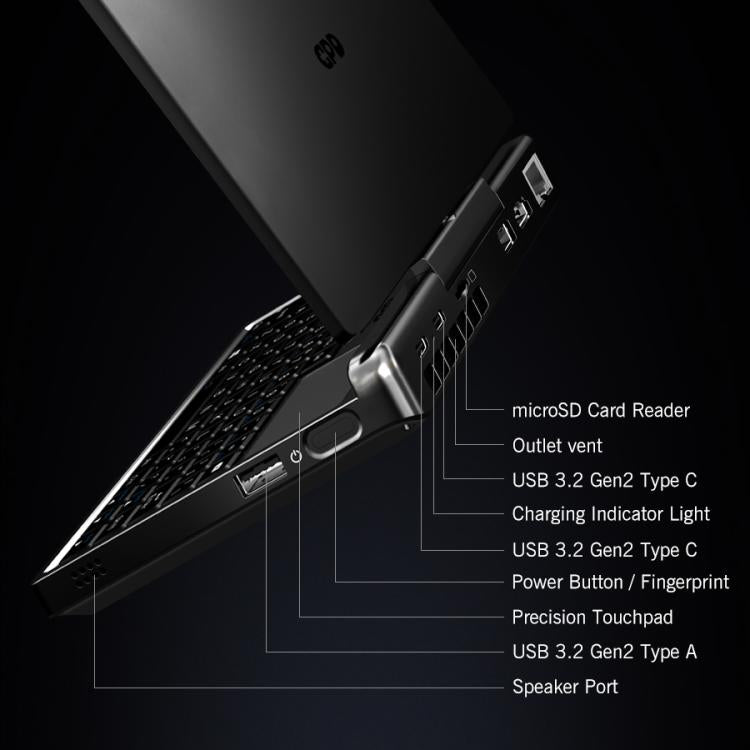 Máy Tính Chơi Game Cầm Tay GPD MicroPC 2, 16GB+512GB, Màn Hình 7 Inch Windows 11 Pro Bộ Vi Xử Lý Intel N250, Phích Cắm US, WMC2573AU, WMC2573EU, WMC2573UK, WMC2573US