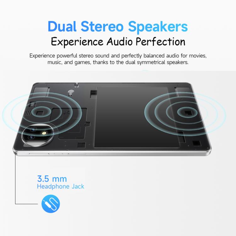 Máy tính bảng trẻ em Ulefone Tab A10 Pro, 6GB+128GB, 8.68 inch Android 15 MediaTek Helio G91 tám nhân mạng 4G, cắm EU