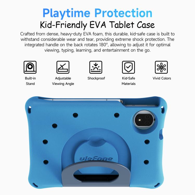 Máy tính bảng trẻ em Ulefone Tab A10 Pro, 6GB+128GB, 8.68 inch Android 15 MediaTek Helio G91 tám nhân mạng 4G, cắm EU