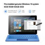 Hệ điều hành Windows 10, Intel Gemini Lake N4120 Quad Core lên đến 2.6GHz, kèm Bàn phím & Bút cảm ứng, Hỗ trợ WiFi băng tần kép & Bluetooth & Thẻ TF & HDMI, Cắm điện Mỹ, W10 kèm Bàn phím & Bút cảm ứng