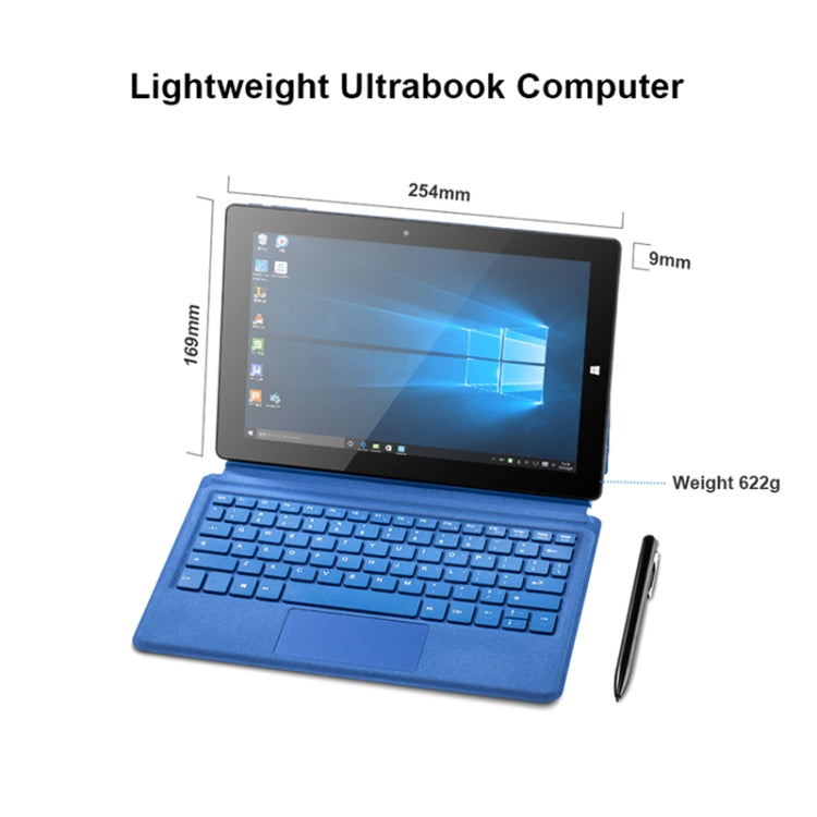 Hệ điều hành Windows 10, Intel Gemini Lake N4120 Quad Core lên đến 2.6GHz, kèm Bàn phím & Bút cảm ứng, Hỗ trợ WiFi băng tần kép & Bluetooth & Thẻ TF & HDMI, Cắm điện Mỹ, W10 kèm Bàn phím & Bút cảm ứng
