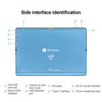 Hệ điều hành Windows 10, Intel Gemini Lake N4120 Quad Core lên đến 2.6GHz, kèm Bàn phím & Bút cảm ứng, Hỗ trợ WiFi băng tần kép & Bluetooth & Thẻ TF & HDMI, Cắm điện Mỹ, W10 kèm Bàn phím & Bút cảm ứng