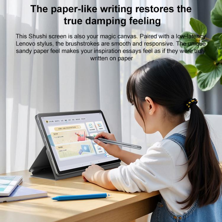 Máy tính bảng Lenovo Xiaoxin Pad 11 màn hình Paperlike, 11 inch WiFi, 8GB+128GB, Android 15, MediaTek Dimensity 6300 tám nhân, cắm US, màn hình ánh sáng mềm 8GB+128GB