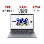 Lenovo XiaoXin 16 SE 2025 Laptop, 16 inch, 16GB+512GB, Windows 11, Intel Core i5-13420H 8 nhân, Phích cắm US, XiaoXin 16 SE 2025