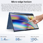 Windows 10 Phiên bản chuyên nghiệp, Intel Core i5-1135G7 bốn nhân lên đến 4.2GHz, hỗ trợ WiFi 6 & Bluetooth & HDMI, phích cắm Mỹ (Xanh), Yoga 1JCD Core i5