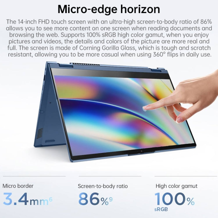 Windows 10 Phiên bản chuyên nghiệp, Intel Core i5-1135G7 bốn nhân lên đến 4.2GHz, hỗ trợ WiFi 6 & Bluetooth & HDMI, phích cắm Mỹ (Xanh), Yoga 1JCD Core i5