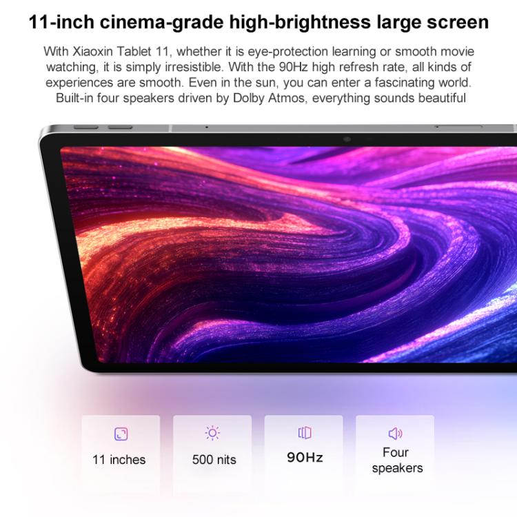 Máy tính bảng Lenovo Xiaoxin Pad 11 inch 2025 5G, 8GB+256GB, Android 15, MediaTek Dimensity 6300 tám nhân, cắm US, 8GB+256GB 5G