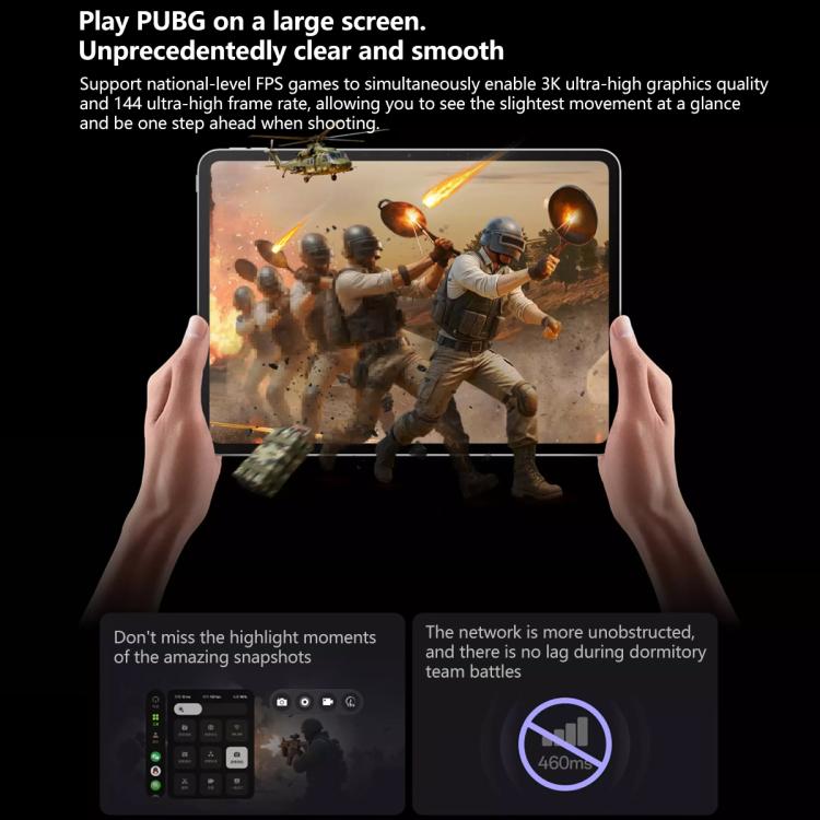 Máy tính bảng OPPO Pad 5 12.1 inch màn hình ánh sáng mềm, 8GB+256GB, ColorOS 16.0 MediaTek Dimensity 9400+ Octa Core, 8GB+256GB ánh sáng mềm