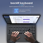 GXMO G156 Laptop 15.6 inch, 16GB+512GB, Windows 11 AMD Ryzen 7 5825U Octa Core, Hỗ trợ mở khóa vân tay, Phích cắm US, 32GB+1TB