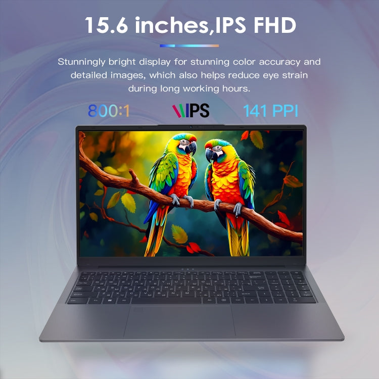 GXMO G156 Laptop 15.6 inch, 16GB+512GB, Windows 11 AMD Ryzen 7 5825U Octa Core, Hỗ trợ mở khóa vân tay, Phích cắm US, 32GB+1TB