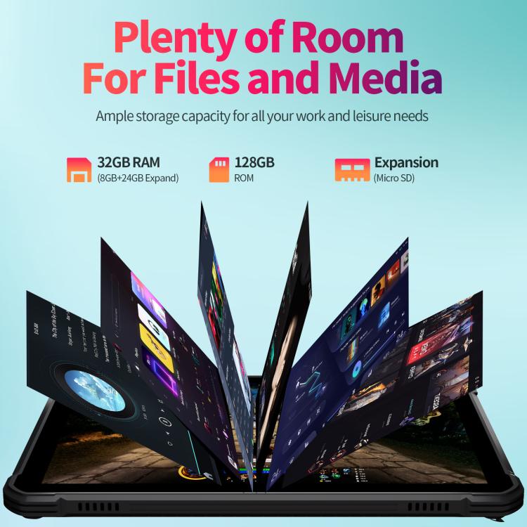 Máy tính bảng bền chống nước UNIWA UTAB R1040 IP67, 8GB+128GB, màn hình 10.1 inch Android 15 Mediatek MT8786 Octa Core, Mạng: 4G, Phích cắm US, UTAB R1040