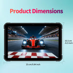 Máy tính bảng bền chống nước UNIWA UTAB R1040 IP67, 8GB+128GB, màn hình 10.1 inch Android 15 Mediatek MT8786 Octa Core, Mạng: 4G, Phích cắm US, UTAB R1040