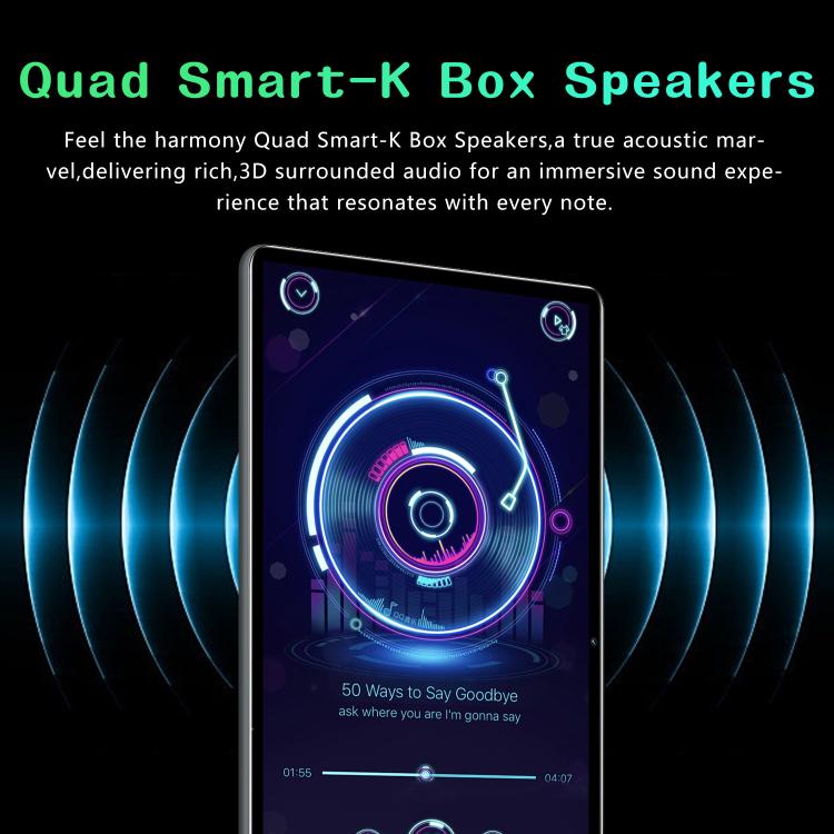 Máy tính bảng BDF P70 10.1 inch 4G LTE, 4GB+64GB, Android 10 MTK6750 Octa Core, Hỗ trợ Dual SIM, Phích cắm UK, 6GB+128GB, Phích cắm UK
