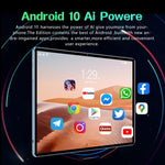Máy tính bảng BDF P70 10.1 inch 4G LTE, 6GB+128GB, Android 10 MTK6750 Octa Core, Hỗ trợ Dual SIM, Phích cắm EU, 8GB+256GB, Phích cắm EU