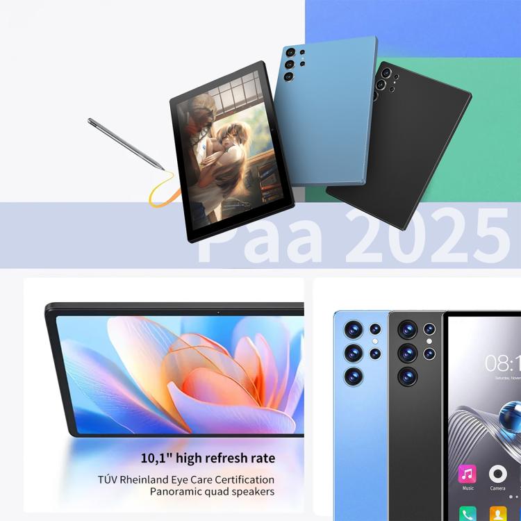 Máy tính bảng BDF H39 10.1 inch 4G LTE, 4GB+64GB, Android 10 MTK6750 Octa Core, Hỗ trợ Dual SIM, Phích cắm EU, 6GB+128GB, Phích cắm EU