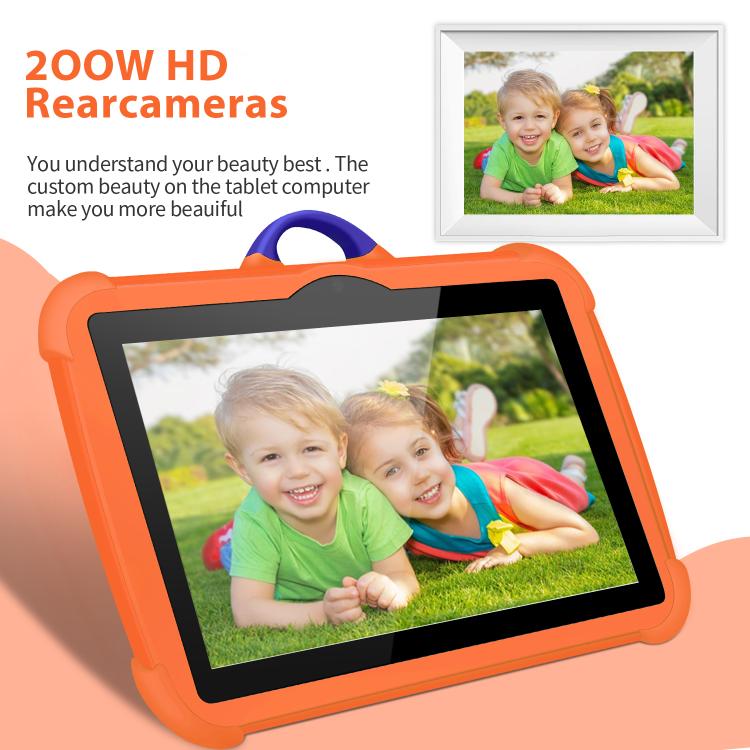 Máy tính bảng trẻ em BDF C8 7 inch WiFi, 1GB+16GB, Android 8.1 MTK6735 Octa Core CPU, Phích cắm US, 3GB+32GB
