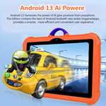 Máy tính bảng trẻ em BDF C8 7 inch WiFi, 2GB+32GB, Android 8.1 MTK6735 Octa Core CPU, Phích cắm US, 4GB+64GB