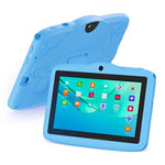 Máy tính bảng trẻ em BDF 7 inch WiFi có ốp silicone hình nấm, 1GB+16GB, Android 8.1 MTK6735 Quad Core CPU, Phích cắm US, 3GB+32GB