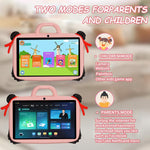 Máy tính bảng trẻ em WiFi 7 inch BDF với vỏ silicone Nezha, 1GB+16GB, Android 8.1 MTK6735 CPU lõi tứ, phích cắm Mỹ, 3GB+32GB