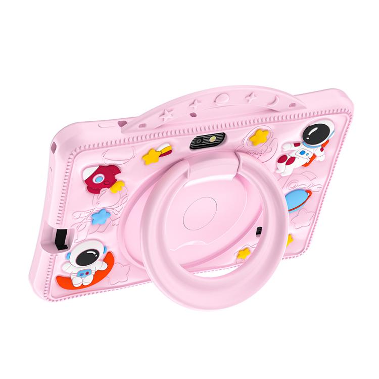 Máy tính bảng trẻ em WiFi 7 inch BDF với vỏ silicone phi hành gia di động, 1GB+16GB, Android 8.1 MTK6735 CPU lõi tứ, phích cắm Mỹ, 3GB+32GB