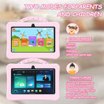 Máy tính bảng trẻ em WiFi 7 inch BDF với vỏ silicone phi hành gia di động, 1GB+16GB, Android 8.1 MTK6735 CPU lõi tứ, phích cắm Mỹ, 3GB+32GB