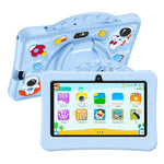 Máy tính bảng trẻ em WiFi 7 inch BDF với vỏ silicone phi hành gia di động, 1GB+16GB, Android 8.1 MTK6735 CPU lõi tứ, phích cắm Mỹ, 3GB+32GB